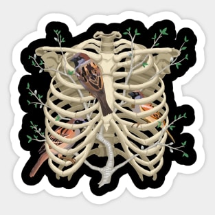 Lost in my own Damn Bones Sticker